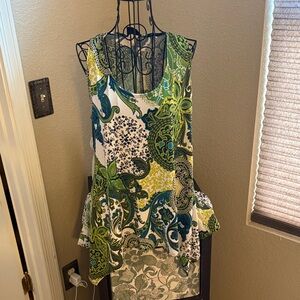 Green Paisley Women's Blouse